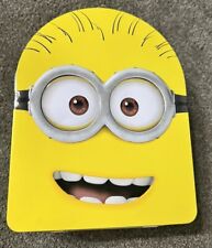 2015 DESPICABLE ME MINIONS METAL Tin Box Co Lunch Box Two-Eyed Phil 8 X 3