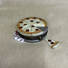 PHB Porcelain Hinged Pizza Trinket Box With Slice picture