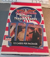 1991 Starline AMERICANA Historic Trading Cards Full Sealed Unopened Box 36 Packs picture