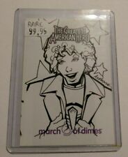 5finity 2009 Greatest American Hero March of Dimes AXEBONE Sketch card Uber RARE picture