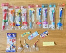 Vintage SANRIO Hello Kitty Local Ballpoint Pen and Strap of 13 Set Kawaii Japan picture