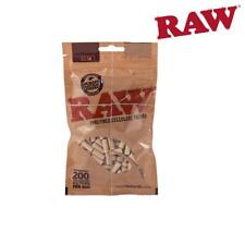 RAW Natural Unrefined Rolling Papers - Slim Cellulose Filters - (1) 200 pc Bag picture
