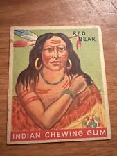 RED BEAR 1933 R73 GOUDEY INDIAN GUM series of 192 #100 picture