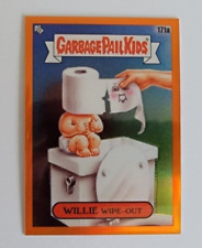2022 GARBAGE PAIL KIDS CHROME 5 ORANGE #171A - WILLIE WIPE-OUT #49/75 picture