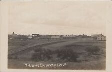 View at Quinlan, Oklahoma c1910s? RPPC Photo Postcard picture