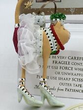 Patience Brewster Krinkles Mini Buffy Cat Ornament In Box Handmade Hand Painted picture