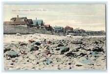 1909 View Of Beach And Cottages Brant Rock Massachusetts MA Handcolored Postcard picture