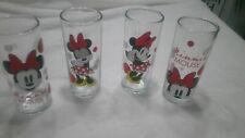 4 Disney 6 in mini mouse glass set picture
