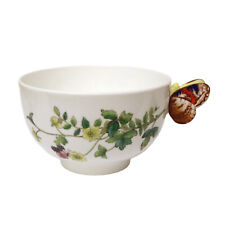 Antique Mintons Porcelain Tea Cup Butterfly Handle Victorian Aesthetic Era CRACK picture