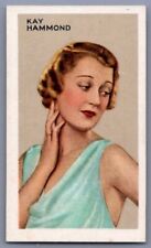 1935 Gallaher Stars Kay Hammond #32 | Original Cigarette Card picture