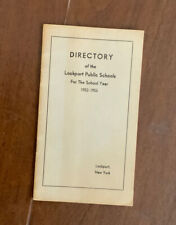 School District Directory Lockport, NY Public Schools; Choice of Multiple Years picture
