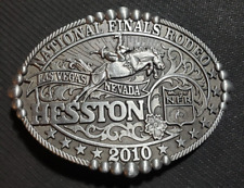 2010 Hesston NFR Limited Commemorative Belt Buckle - Actual buckle in pics picture