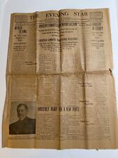 Evening Star Newspaper June 21 1912 Winchester Virginia Roosevelt, Election picture