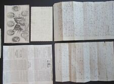 Historic 1851 Documents of Ministers Sermon preparation  (EU#114) picture