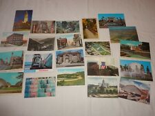 CITYS  STATES & TOWNS VTG POSTCARD LOT of 22 mixed   picture