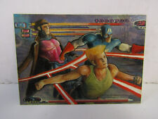 2010 Charles Hall PSC Painted Sketch Card Capt America & Gambit 1/1 picture