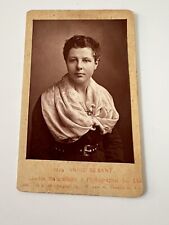 Extremely Rare Antique, 1870’s Carte De Visite CDV of Annie Besant picture