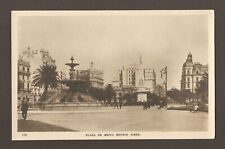 Old Antique 1927 Real Photo Postcard RPPC Plaza de Mayo Buenos Aires Argentina picture