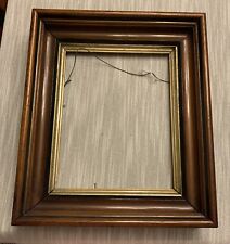 Vintage Walnut Wood Deep Picture Frame without glass picture