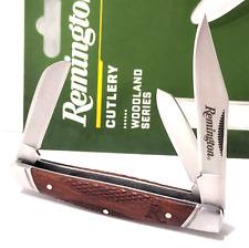 Remington Cutlery Woodland 3 Blade Stockman Hunting Folding Pocket Knife EDC picture
