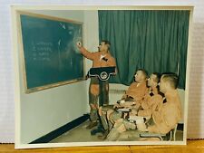 NAVY PILOTS BRIEFING BY COR USN VX-5 COMMANDING OFFICER DON LORANGER picture