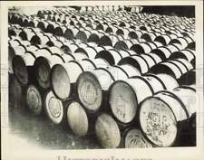 1941 Press Photo Hundreds of barrels of fuel are taken by the British in Libya picture