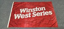 Winston West Series VTG 1984 R.J. Reynolds Tabacco co. flag 68X47 Nascar Mancave picture