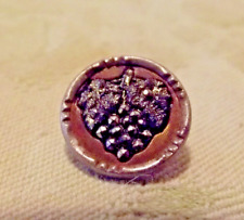 Sweet Small Antique Steel Cut Picture Button - Grapes (3199) picture