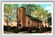 Carey OH-Ohio, Old Shrine Chapel, Exterior, Vintage Postcard picture
