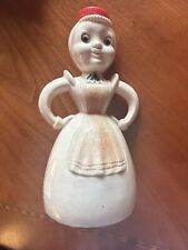 Vintage White MERRY MAID Laundry Sprinkler 50's Hard Plastic picture