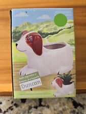DUNCAN the DOG Ceramic Animal Planter Home Table Top or Kitchen Decoration picture