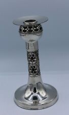Alchemy Gothic Chancel Candlestick Candle Holder Fine English Pewter Sheffield picture