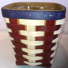 Longaberger 2022 Americana Vase/Popcorn Basket w/Protector-NEW picture