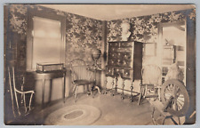 Postcard RPPC, The Study Room, Orchard House, A Bust Of Socrates, Concord MA picture