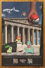 2000 Pokemon Gold/Silver Game Boy Color Print Ad/Poster Official Game Promo Art picture