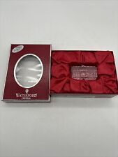 Waterford Crystal 2010 Box Car Ornament  With 2 Enhancers 2010 Signed picture