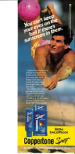 1992 COPPERTONE SPORT Sun Screen Beach Volleyball Vintage Magazine Print Ad 8X10 picture