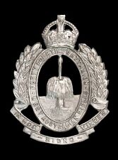 44th Australian BN West Australian Rifles Cap Badge Hallmarked Silver picture