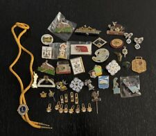 Vintage Lot Lions Club Pins And Years Of Service picture