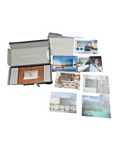 NEVER USED AMERICAN EXPRESS PLATINUM CREDIT CARD, WOOD PHONE HOLDER, WELCOME KIT picture