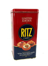 Vintage 1987 Nabisco Ritz Crackers Limited Edition Collector Metal Tin Container picture