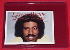 1984 SUPER EXITO  POP  Music Card  SPAIN Lionel Ritchie All Night Long #100 picture