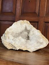 20 LB Large Natural White Quartz Crystal Rock Geode picture