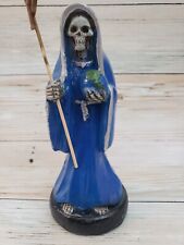 Santa Muerte Blessed Color Blue 8