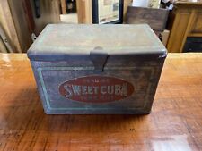 Vintage 1930’s Sweet Cuba Tobacco Cigar Tin  picture