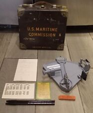 1940's WWII U.S. Maritime Commission Lifeboat Sextant Kit, Mfd. by Cruver RARE picture