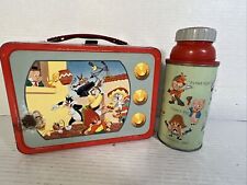 Vintage 1959 Thermos Inc Warner Bros Looney Tunes Metal Lunch Box Lunchbox Porky picture