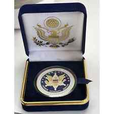 US Federal Marshal Service Special Agent Challenge Coin With Blue Velvet Case picture