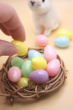 Plastic Colorful Easter Eggs 10 or 20 Pk Tiny Egg for Dollhouse, Tiered Tray picture