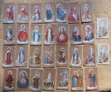 30 VINTAGE NOS RELIGIOUS PRAYER CARDS - UNPRINTED BACKS picture